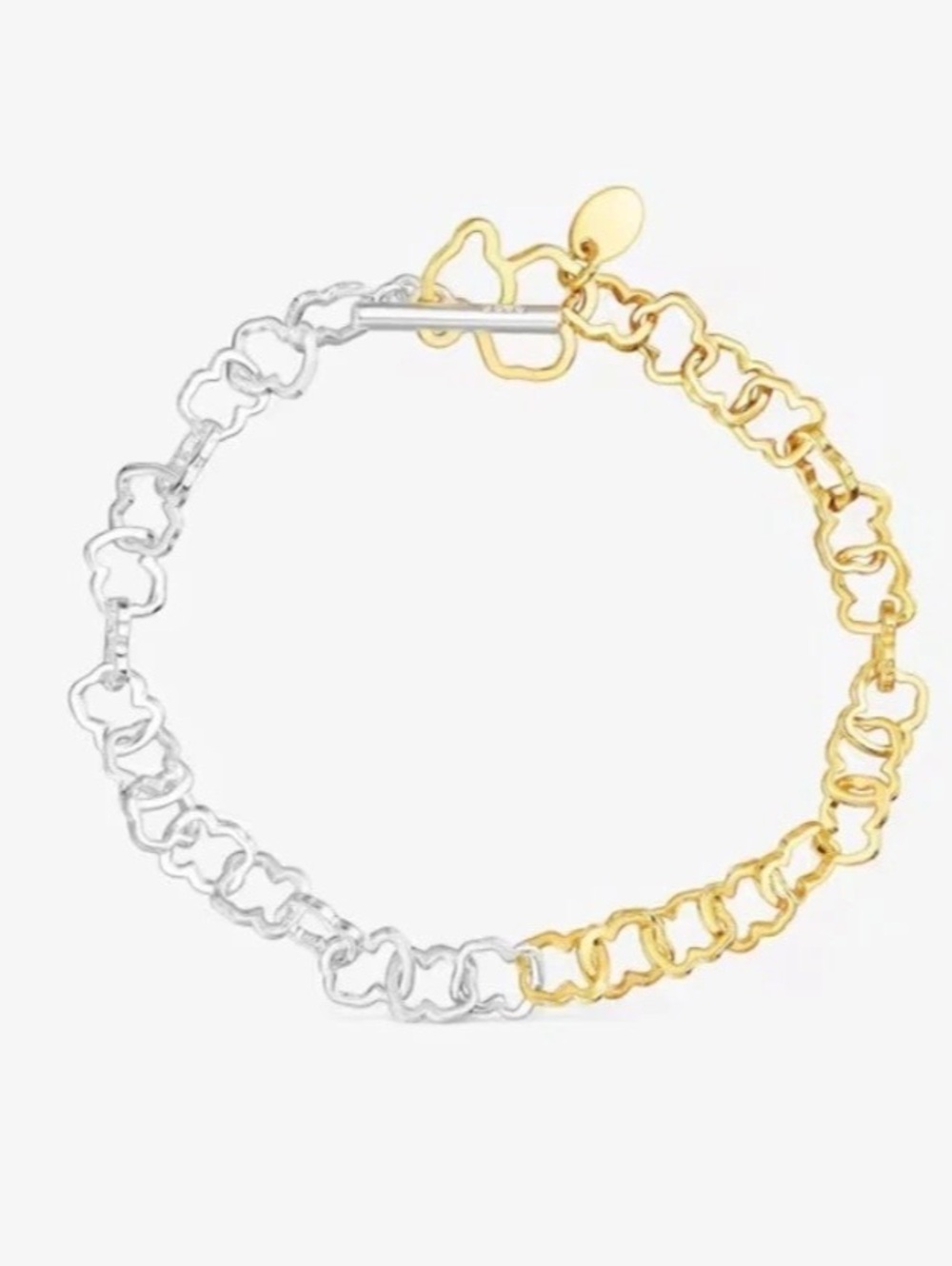 TOUS Two-tone TOUS Carrusel bear-motif Bracelet Carrusel Bear-Motif Bracelet